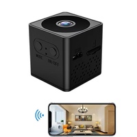 Caméra de sécurité WiFi Q16 alimentée par batterie, montage magnétique, vision nocturne IR 720P, portée de 5 m, carte mémoire, télécommande mobile
