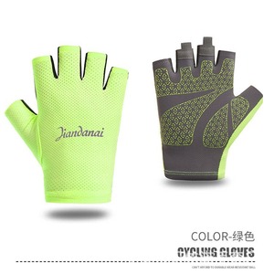 Guantes de Medio Dedo Janamai Xllm de Poliéster Unisex para Ciclismo, Montañismo, Deportes al Aire Libre, Resistentes al Desgaste y Antideslizantes - Product Image 3