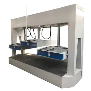Máquina de prensado en frío para carpintería, 3 placas, prensa hidráulica para puerta de madera, 3x25T, 2500x1300mm, en venta