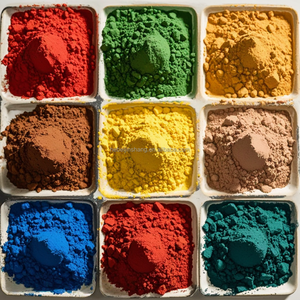 Di alta qualità Fe2O3 di ossido di ferro pigmento in polvere ad alta resistenza Tinting pigmento inorganico per materiale da costruzione cemento ossido di ferro - Product Image 3