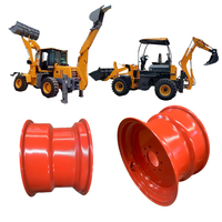 Baumaschinenräder 16x24 Zoll Baggerlader Stahlfelgen für 19.5L-24 Reifen