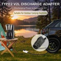 Nouvelle prise de décharge V2L de type 2 conforme à la norme européenne pour véhicules électriques 16A avec verrou antivol certifiée CE RoHS Solution véhicule-chargeur