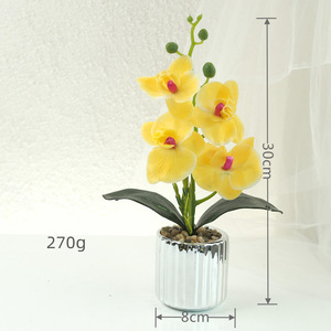 Petites fleurs artificielles décoratives avec VP-FM053 d'ornement <span class=keywords><strong>en</strong></span> <span class=keywords><strong>pot</strong></span> simulé par <span class=keywords><strong>pot</strong></span> <span class=keywords><strong>en</strong></span> céramique - Product Image 2