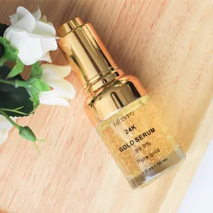 24k Pure Gold Foil Essence Oil For Skin Care Anti-wrinkle