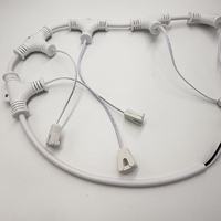 YUEEYOUNG Câble Connecteur en Nylon en Forme de T Étanche IP65 10A, Répartiteur Parallèle Multi-Prises pour Guirlande Lumineuse LED Extérieure