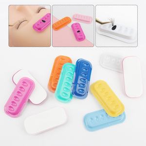 Pinky leem Best 100Pcs Lash Extensions Blossom Cups Outils jetables pour extensions de cils Anneaux de colle pour extensions de cils Porte-colle en plastique - Product Image 6