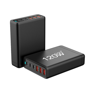 Anh/US/EU/AU 120W gan xách tay điện thoại di động Bộ sạc đa cổng sạc nhanh 3 * Loại C A + 3 * USB USB C máy tính xách tay bộ sạc - Product Image 5