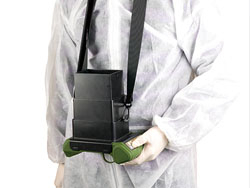 Échographe portable MSU2 pour diagnostic de gestation en élevage avec sonde sectorielle mécanique 3,5 MHz et pare-soleil pour porcs, moutons, chèvres, chiens - Product Image 2