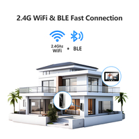 Tuya 1080P HD Deurbel met Camera 2.4G +BLE Draadloze Video Deurtelefoon Full Duplex Draadloos Intercomsysteem Appartementengebouw