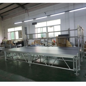 Plate-forme de scène extérieure mobile réglable en hauteur scène en aluminium de performance musicale - Product Image 6