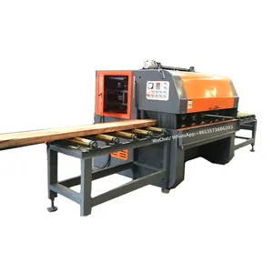 Heavy Duty Big Size Max Sawing Plank Width 400Mm Multiple Blades Rip Saw Woodworking Sawmill For Cutting Planks