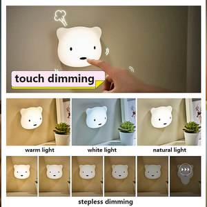 2020 <span class=keywords><strong>Amazon</strong></span> caliente ajustable niños dormir <span class=keywords><strong>LED</strong></span> lámpara de <span class=keywords><strong>luz</strong></span> de noche - Product Image 4