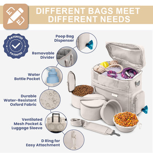 Bolsa de Viaje para <span class=keywords><strong>Perros</strong></span>, Organizador Portátil para Mascotas <span class=keywords><strong>con</strong></span> Compartimentos, Venta al Por Mayor - Product Image 4
