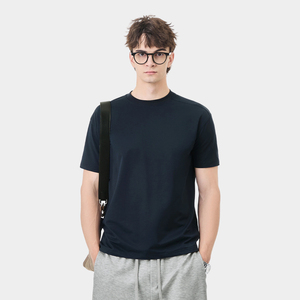 Camisetas Lisas al por Mayor, Camiseta Casual de Manga Corta para Hombre, de Alta Calidad, Verano, 260 g/m², Corte Cuadrado, Transpirable - Product Image 1