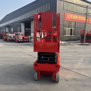 Platform <span class=keywords><strong>Lift</strong></span> Gunting Hidrolik Bertenaga Baterai 8m, Self-Propelled - Product Image 4