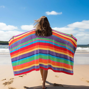 Serviette de plage personnalisée à la mode, unisexe, de haute qualité, avec logo personnalisé, serviette de piscine - Product Image 6
