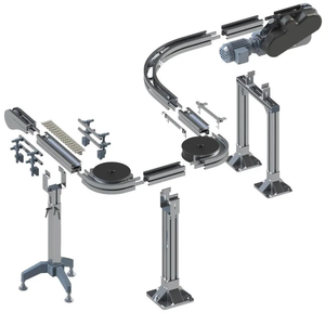 Tùy chỉnh nhựa TOP chuỗi băng tải bảng Top chuỗi tấm băng tải slat chuỗi băng tải với giá cả cạnh tranh - Product Image 5