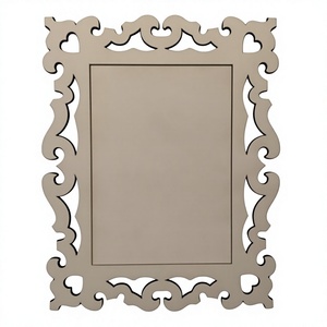 Marco Enterprises Cadre photo mural personnalisable en bois moderne, écologique, couleur pleine, sculpté, finition blanchie à la chaux - Product Image 2