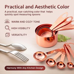 9 PCS Full Stainless Steel <b>Measuring</b> Cups Spoons Set New Style Premium Kitchen Baking Measure <b>Tools</b> - Product Image 2