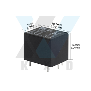 MPA-S-124-C 15A 5V / 6V / 9V / 12V / <strong>24V</strong> 10A miniature PCB JQC-3FF T73 DC12V 4 Pin <strong>Sugar</strong> <strong>Cube</strong> <strong>Relay</strong> - Product Image 1