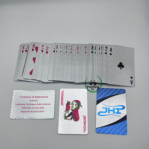 Cartes à Jouer Personnalisables <span class=keywords><strong>en</strong></span> Papier Durable Imperméable Plaqué Or 24K avec Impression de Personnages de Dessins Animés/Films, <span class=keywords><strong>Dollars</strong></span> Américains, <span class=keywords><strong>500</strong></span> <span class=keywords><strong>Euros</strong></span> - Product Image 6