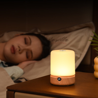 Nouveau bureau moderne rvb capteur intelligent lampe sans fil tactile gradation veilleuse pour chambre table de chevet rvb résidentiel