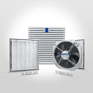Kit de Accesorios para Filtro de Ventilador de Gabinete Eléctrico Industrial NOXT Northcote, Resistente a Altas Temperaturas, Rejillas de Ventilación, Ventiladores E465 - Product Image 1
