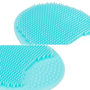 Baby Shampoo <b>Brush</b> Silicone Handheld Manual <b>Bathing</b> Scrubbing Oval <b>Brush</b> Kids Hair Washing Dandruff Removing Safety - Product Image 5