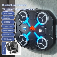 Cible de boxe musicale électronique pour enfants, en plastique, pour entraînement rythmique à domicile, jouet de fitness sportif anti-stress, cadeau