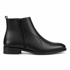 Bottes Chelsea personnalisées de qualité supérieure en cuir véritable avec fermeture éclair latérale, chaussures à la cheville confortables, chaussures habillées, semelle antidérapante pour hommes - Product Image 4