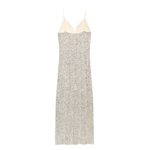 Robe midi crayon personnalisée 2026 pour <span class=keywords><strong>femme</strong></span>, à sequins et épaules dénudées, robe de soirée moulante scintillante avec embellissements perlés, OEM/ODM - Product Image 5