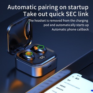 Écouteurs sans fil intra-auriculaires Hi-fi stéréo TG02 TWS, qualité sonore sans perte, réduction <span class=keywords><strong>de</strong></span> bruit, étanches, tactiles - Product Image 4