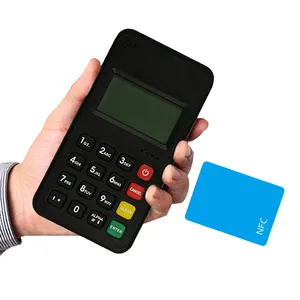 Lecteur de carte NFC à puce mbos ISO 7816, Terminal USB Mobile POS avec écran LCD M6 PLUS