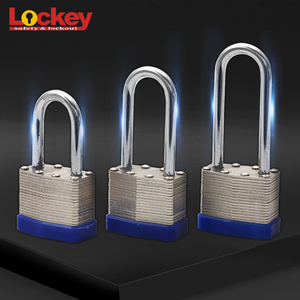 <span class=keywords><strong>Candado</strong></span> de acero laminado de alta duración, bloqueo de seguridad con llave de grillete cromado endurecido, igual que con llave maestra de 30 y 40 mm - Product Image 6