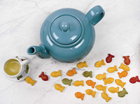 Ventes chaudes : Théière chinoise moderne en céramique avec couvercle et poignée, infuseur en céramique multicolore pour thé en vrac