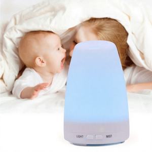 Diffuseur d'arômes ultrasonique Source 0,5 L blanc, type brume, à brancher, avec contrôle de la lumière et de la brume, pour la maison et le bureau - Product Image 4