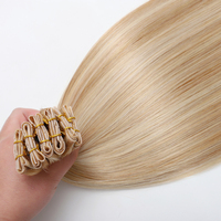 Penawaran Terbaik 100% Rambut Asli Remy Double Drawn Full Cuticle Aligned Ekstra Tak Terlihat Genius butterfly Weft Ekstensi Rambut Manusia