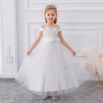 Vente en gros d'usine de vêtements professionnels pour enfants princesse bébé robe de soirée d'anniversaire robe de soirée de mariage