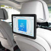 Tableta Android NFC de 12 Pulgadas RSE, Antivibración, con SIM, para Coche, Soporte para Vehículo, PC con Amplio Rango de Voltaje y Cámara IR