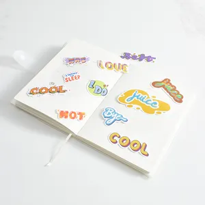 Hot Selling Personalized Creative Kawaii Fashion Decoration Children's Ledger Printed Cartoon Korean Stickers