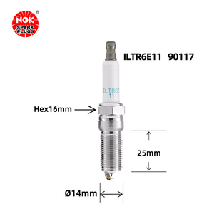 Bougies d'allumage Iridium NGK ILTR6E11 90117 12622561 pour Buick GL8 3.0L, Enclave 3.6L, Cadillac SRX, Cadillac CTS, Auto Plug - Product Image 4