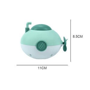 Jouet de <span class=keywords><strong>bain</strong></span> flottant à remonter en plastique en forme de sous-marin de dessin animé mignon pour bébés garçons et filles - Product Image 2
