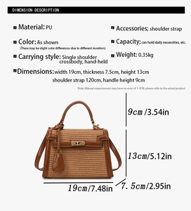 Sacs de créateurs haut de gamme, accessoires de quincaillerie exquis, sacs multifonctionnels pour femmes - Product Image 6