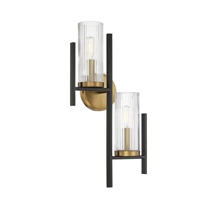 Postmodern Retro Modern LED Sconce <b>Wall</b> Lamp Copper Glass Brass Design for Bedroom Living Room Restaurant Kitchen Decor - Product Image 1