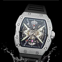 PINDU DESIGN – montre mécanique manuelle pour hommes, marque de luxe, verre saphir, étanche 5 bars, boîtier en acier inoxydable, calendrier complet