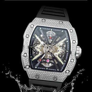 PINDU DESIGN – montre mécanique manuelle pour hommes, marque de luxe, verre saphir, étanche 5 bars, boîtier en acier inoxydable, calendrier complet - Product Image 5