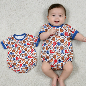 En Stock: Romper de Burbujas con Flores Coloridas para Bebés Niñas, Ropa de Boutique de Moda al por Mayor, Ropa de Verano para Bebés y Niños Pequeños - Product Image 4