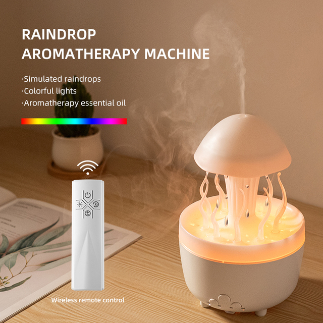 Humidifier Led Light air Humidifier Bedroom Ultrasonic Aroma Diffuser Mushroom Cloud Lamp Humidifier