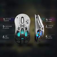 Souris de jeu portable en alliage de magnésium, finition vintage, Cocoon Breaking E-sport pour ordinateur portable, souris ergonomique pour ordinateur