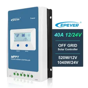 Hot bán 40A MPPT thông minh năng lượng mặt trời di động sạc điều khiển tracer4210an